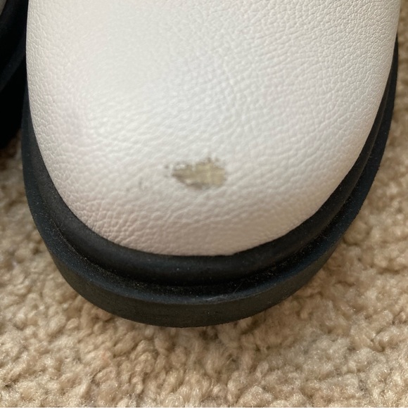 Mix No. 6 White Platform Chelsea Boots, 8.5 - Picture 8 of 8